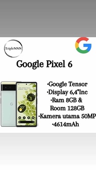 Google Pixel 6 8/128GB Ori Second Sinyal permanen