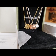 【Best quality】vca 18K gold kaleidoscope necklace female Passeong fashion pendant