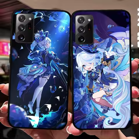 Genshin Impact Furina Phone Case For Samsung Note 8 9 10 20 pro plus lite M 10 11 20 30 21 31 51 A 2