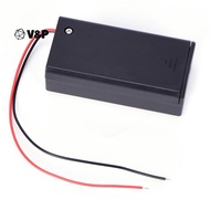 V&P 9V Volt PP3 Battery Holder Box DC Case With Wire Lead ON/OFF Switch Cover