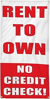 Vertical Vinyl Banner Multiple Sizes Rent to Own No Credit Check Business Outdoor Weatherproof Indus
