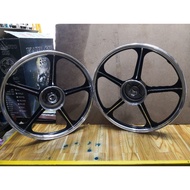 GSX/RC80/FX110 SPORT RIM KAWA GTO 555 BLACK 5BATANG