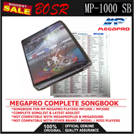 Updated Songbook For MP Megapro MP1000 MP1000pro Danaya MP2000 MP2000PRO