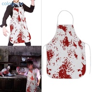 COLO Halloween Bloody Apron Halloween Theme Props Fancy Dress Scary Apron Costumes