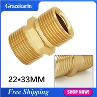 COD-Gracekarin Pressure Washer Quick Connector M22/14mm 15mm Hose Connector Coupler Pressure Washer