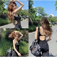 Elegant Black Bodysuit With Built-In Sponge Size M Chest Stretches Up To 66 Cm. 54 Cm Length Used In