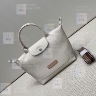 🦋Longchamp Le Pliage Xtra 牛皮 米白色 購物袋 托特包 手提包  單肩包 斜挎包 小號 女款
