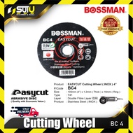 BOSSMAN BC4 EASYCUT Cutting Wheel 4inch Double Fibre Layer 1 Pc