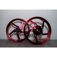 SMRT NVX RIM v1 v2 SPORT RIM 5 BATANG KAKI BLACK 1.6/1.6 * 17 YAMAHA SPORT RIM NVX 17' AEROX