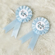 1 Bộ 2 huy hiệu tiệc mừng em bé 'Mẹ tương lai/Bố tương lai', Quà tặng kỷ niệm cho các bậc cha mẹ tươ