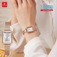 Julius นาฬิกาแฟชั่นเกาหลีของแท้ 100% ประกันศูนย์ไทย นาฬิกาข้อมือผู้หญิง สายสแตนเลส รุ่น Ja-1329