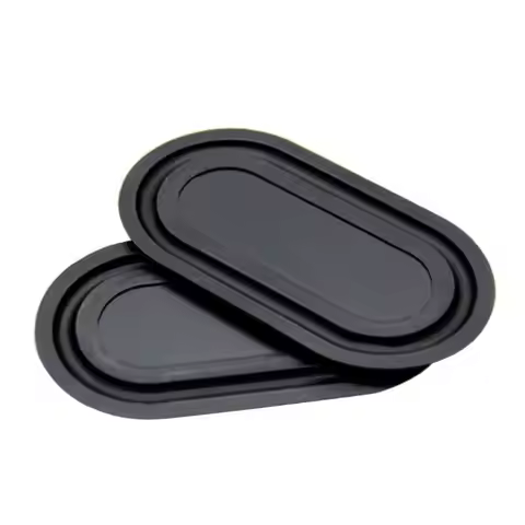 2PCS Oval Shape Bass Diaphragm Rubber DIY Speaker Plate Passive Radiator Auxiliary Bass Vibration Pl