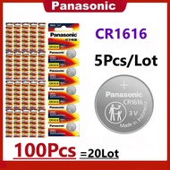 100pcs pcs Original PANASONIC CR1616 CR 1616 3V Lithium Battery For Watch Calculator Clock Remote Co