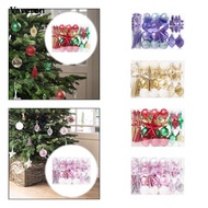 [Predolo3] 88Pcs Christmas Star Tree Topper Christmas Tree Balls Ornaments Assorted Crafts