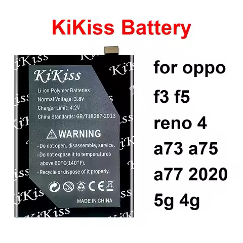 Mobile Phone Battery Long-Lasting BLP631 BLP797 BLP791 BLP853 3700-4600Mah For Oppo F3 F5 Reno 4 A73
