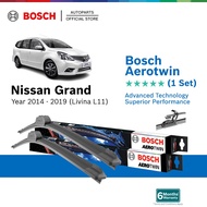 Bosch Aerotwin Retrofit U Hook Wiper Set for Nissan Grand Livina L11 (24"/14")