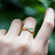 Sterling Silver Adjustable Open Hug Ring