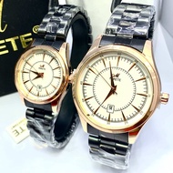 MIRETE ORIGINAL WATCH - Jam Tangan Couple Mirete Original Bahan Stainless Analog Tahan Air Tanggal A