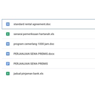 AGREEMENT/PERJANJIAN SEWA RUMAH