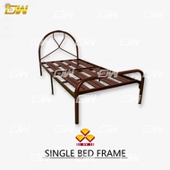 E HOME COMBO SET Single Bed Frame with Mattress / Katil Besi Bujang + Tilam Single (Super Base)