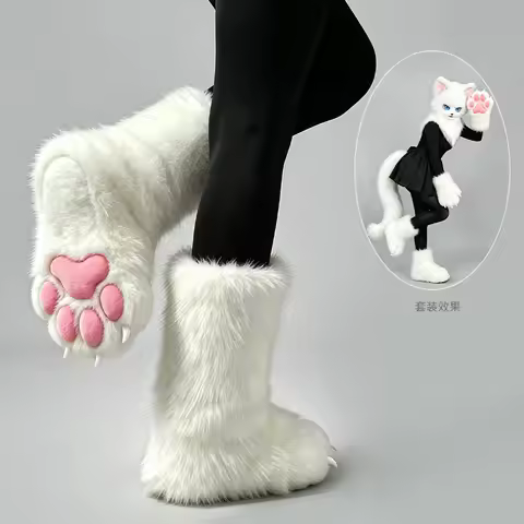 Handmade Half Pack Indoor Beast Claw Beast Pack Cat Claw Socks Cat Fox Wolf Bear Claw Shoes Role Pla