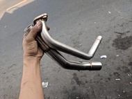 Cổ Pô 2 khúc TFX R15V3 MT15 XSR155 Inox 304 thái lan