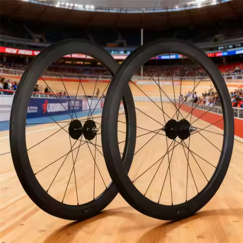 T800 700C Track Bike Carbon Wheelset Fix Gear Wheels 38/50/60/88mmClincher Tubeless Fixie Bike UCI S