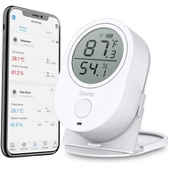 Govee Temperature Humidity Monitor, Indoor Wireless Thermometer Hygrometer Gauge, Bluetooth Temp Hum