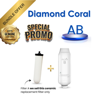 DIAMOND Coral Silver Coral Platinum Coral Mini Replacement Water Filter Bundle Pack Offer 100% Genui