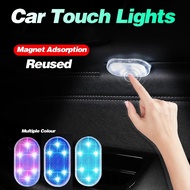 Mini Lampu Sentuh Rechargeable Atap Langit-langit Mobil Lampu Baca LED Mobil Styling Sentuh-Lampu Se
