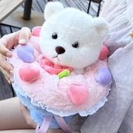 Lena Teddy Bear Bouquet Gift Set Bouquet Lotso Strawberry Teddy Bear Premium Rabbit Rose Teddy Bear