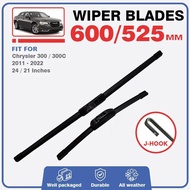Front Wiper Blades Set For Chrysler 300 300C Lancia Thema 300C 2011 - 2022 Windscreen Brushes Windsh