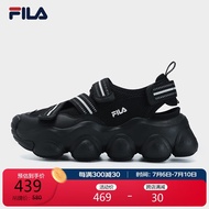 FILA 斐乐官方女鞋FRAGOLA草莓凉鞋2024夏厚底增高玛丽珍魔术贴凉拖