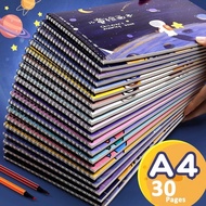 A4 Drawing Book Character Ring Drawing Book Children's Drawing Book Plain Drawing Book