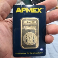 APMEX 1oz Gold Bar Style Card Edition | Premium Collectible Display
