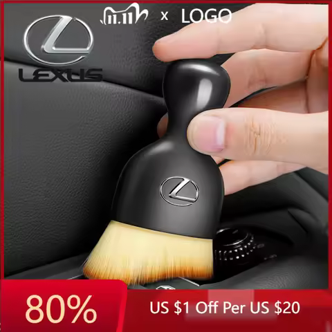 2026 Hot Interior Stickers Car Interior Cleaning Soft Brush Tool Dust Remover For Lexus GS IS LS500h