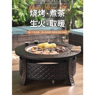 HY-16💞Barbecue Oven Barbecue Stove Table Barbecue Grill Oven Household Outdoor Courtyard Oven Smoke-Free Barbecue Table