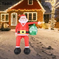 [dksqer] Christmas Inflatable Santa Outdoor Decoration Lighted Blow up Santa for Hall