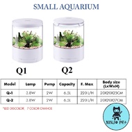 SOBO MINI ACRYLIC AQUARIUM KIT COMPLETE SET PUMP FILTER LED Q1/Q2