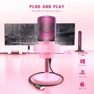 FIFINE A8 USB Condenser Ampligame Microphone for GamingRecordingPodcastingYoutube VideokeLive Stream