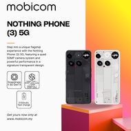 Nothing Phone (3) 5G (12GB+256GB) Snapdragon Flagship | Next-Gen Glyph | Original Nothing Malaysia