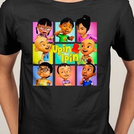 Short Sleeve T-shirt shirt Upin Ipin Kak ros Opah Ehsan Jarjit Fizi mail dzul O-Neck Men Fashion cot