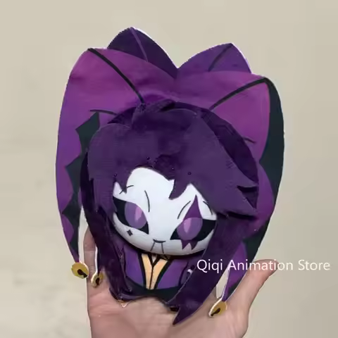 New 10CM The Freak Circus Jester Plush Cosplay Anime Cute Cotton Plushie Backpack Keychain Pendant B