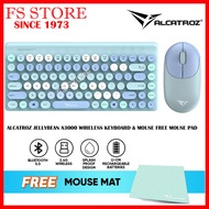 ALCATROZ JELLYBEAN A3000 WIRELESS KEYBOARD & MOUSE FREE MOUSE PAD