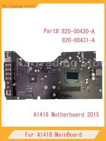 A1418 Motherboard 2015 For iMac 21.5" A1418 Logic Board 820-00430-A 820-00431-A CPU i5 Tested Good