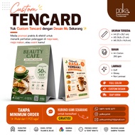Print 2-Sided Triangle Tent Cards | A4 Size A5/