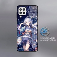 HP [CS61] Glossy Case | SAMSUNG A22 4G | SAMSUNG M32 4G | CUTE MODERN CASE | Casing Glitterhp with A