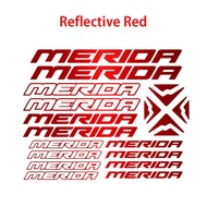 Merida MTB Road Bike Mountain Bike Frame Sticker Decal Track Bike DH XC Cycling Rack Sticker Vinyl Decal