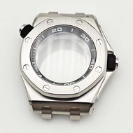 Double-Headed Steel Watch Case Accessories Suitable for AP Home Oak Tree Watch Case Compatible with 