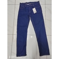 SELUAR JEANS WANITA SIZE 34 STRAIGHT CUT